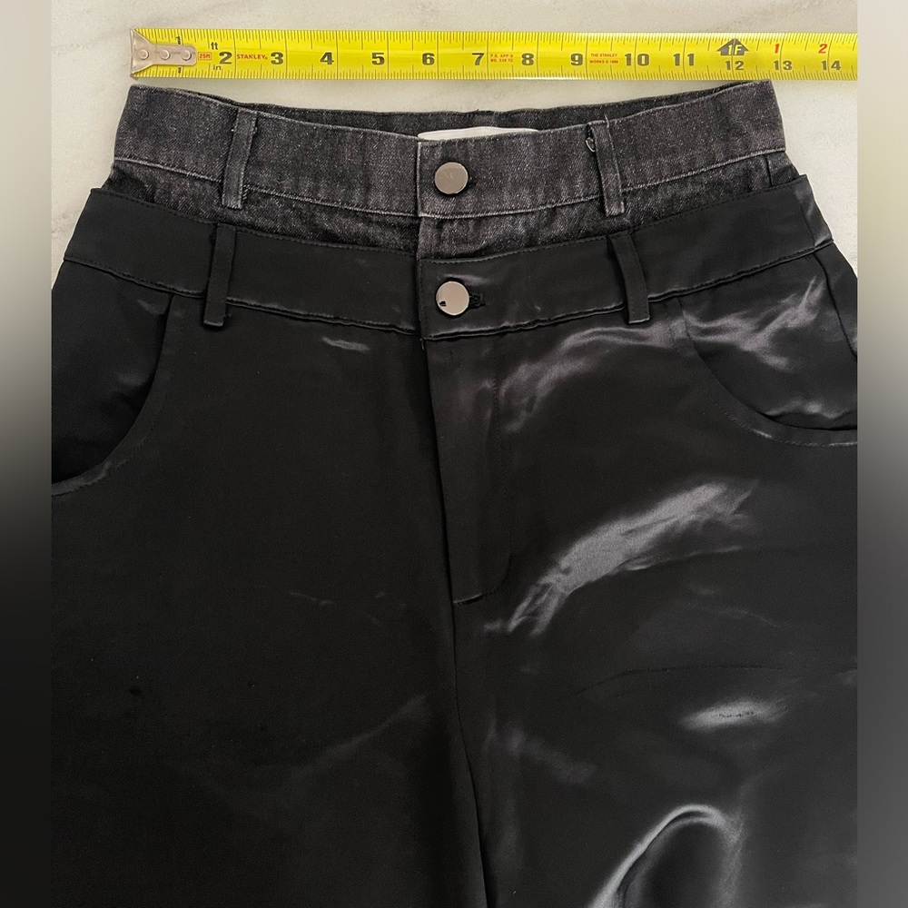 Nonchalant Simon pant - XS Elegant Black Wide-Leg Women's Pants
